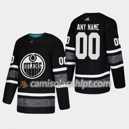 Camisola Edmonton Oilers Personalizado 2019 All-Star Adidas Preto Authentic - Homem